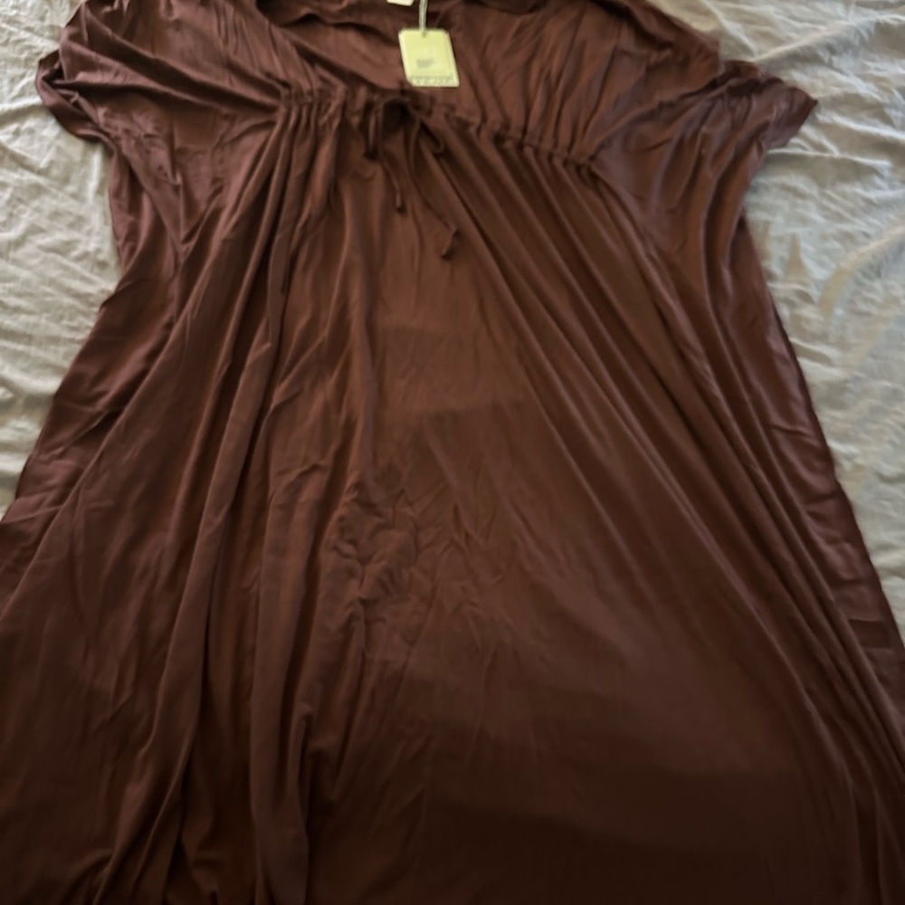 Barefoot Dreams Women's Swim Coverup in Rich Brown